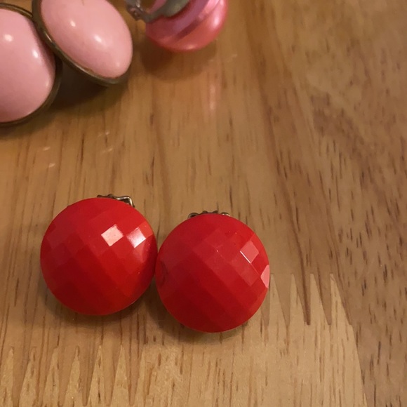 Vintage clip earrings PM 80A - Picture 6 of 8